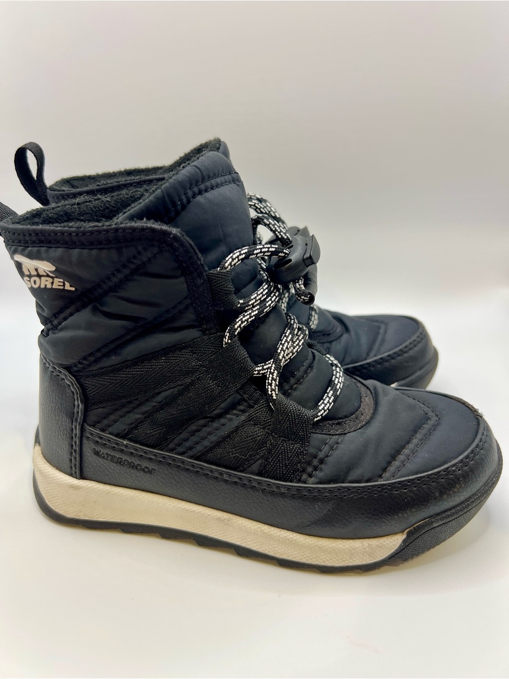 SOREL Kids Black Waterproof Winter Boots Unisex 10